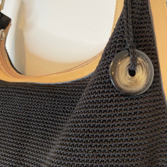 The Sak | Crochet Hobo Bag Leather Straps - Picture 2 of 8